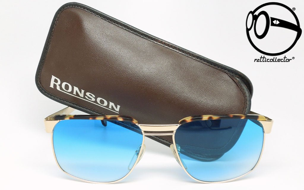 VINTAGE SUNGLASSES RONSON RS 25 COL. 28 80s - ORIGINAL AND UNWORN