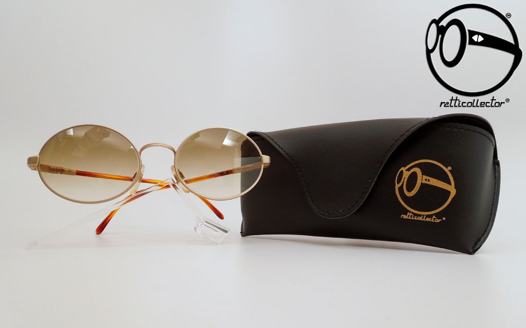 VINTAGE SUNGLASSES METALFLEX FUJIWARA 21 COL. ORO OPACO 80s