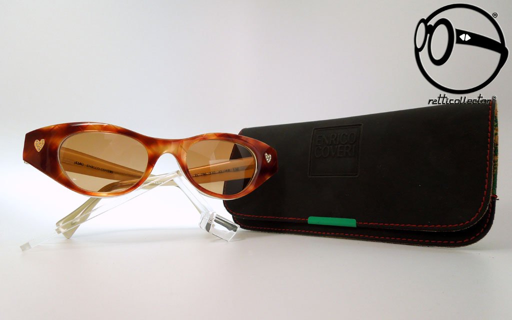 VINTAGE SUNGLASSES ENRICO COVERI EC 746 510 FMG 80s - ORIGINAL AND
