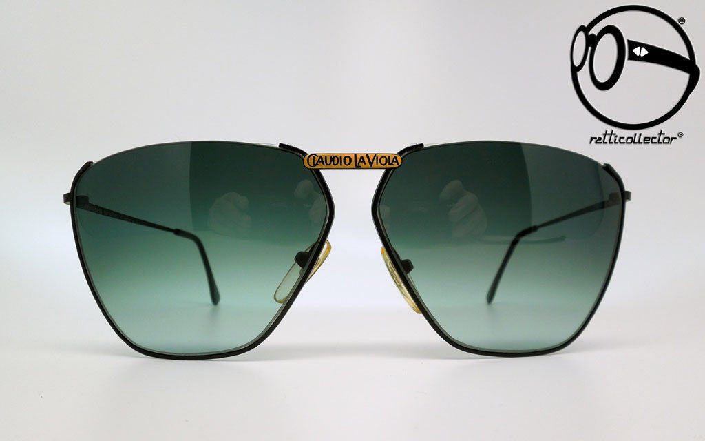 リチャードジノリアマデウスClaudio La Viola VINTAGE SUNGLASSES CLAUDIO LA VIOLA by DOLOMIT CLV 4 E 59 80s