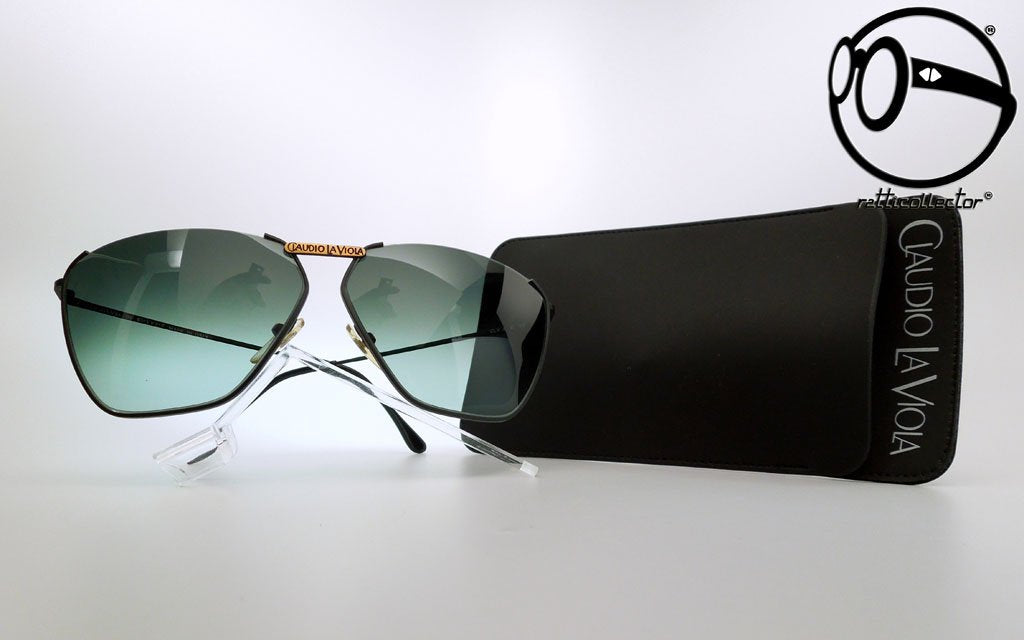 VINTAGE SUNGLASSES CLAUDIO LA VIOLA by DOLOMIT CLV 4 E 59 80s