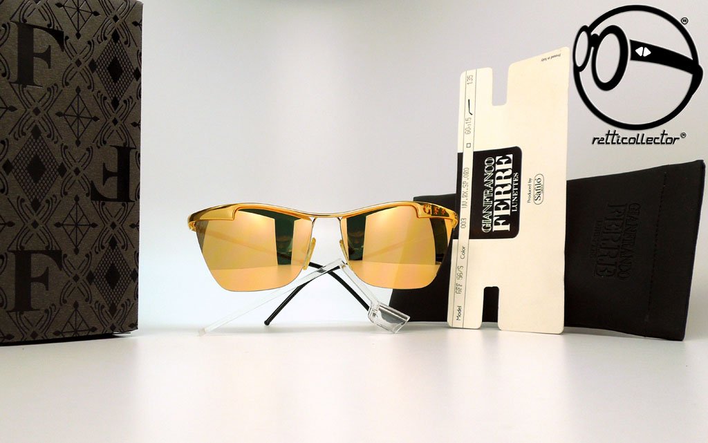 VINTAGE SUNGLASSES GIANFRANCO FERRE GFF 56/S 001 80s