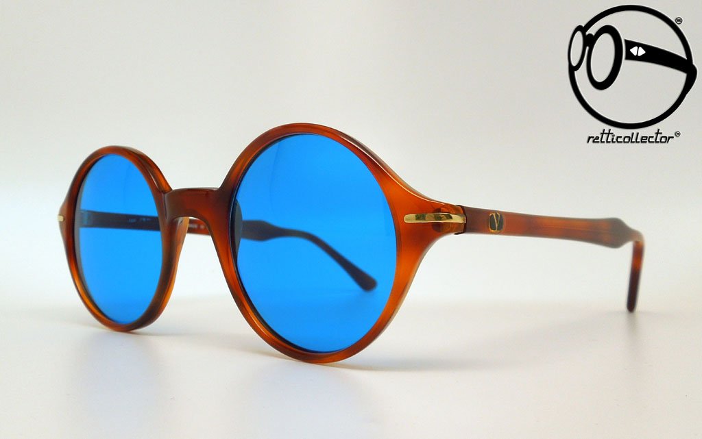 VINTAGE SUNGLASSES VALENTINO 058 H1 BL 70s - ORIGINAL AND UNWORN