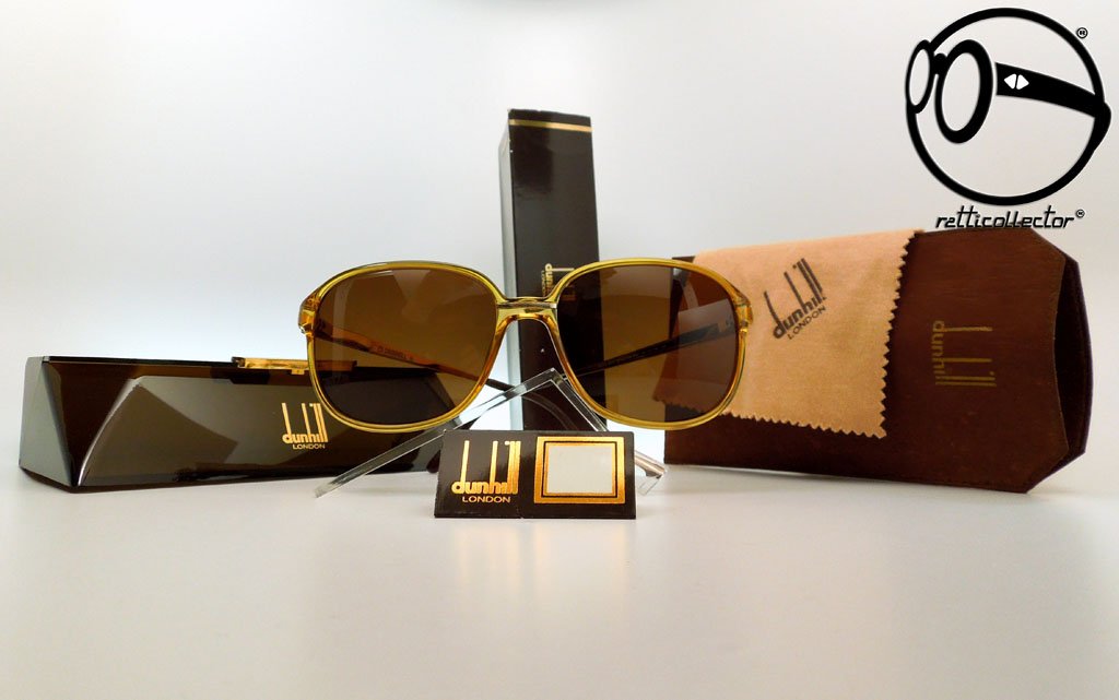 VINTAGE SUNGLASSES DUNHILL 6037 70 57 80s - ORIGINAL AND UNWORN