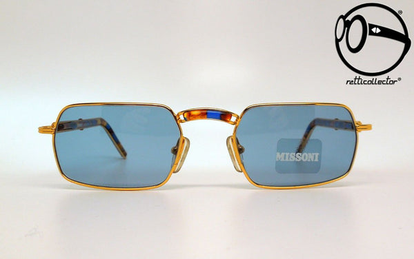missoni by safilo m 393 s ql6 blue 80s Vintage sunglasses no retro frames glasses