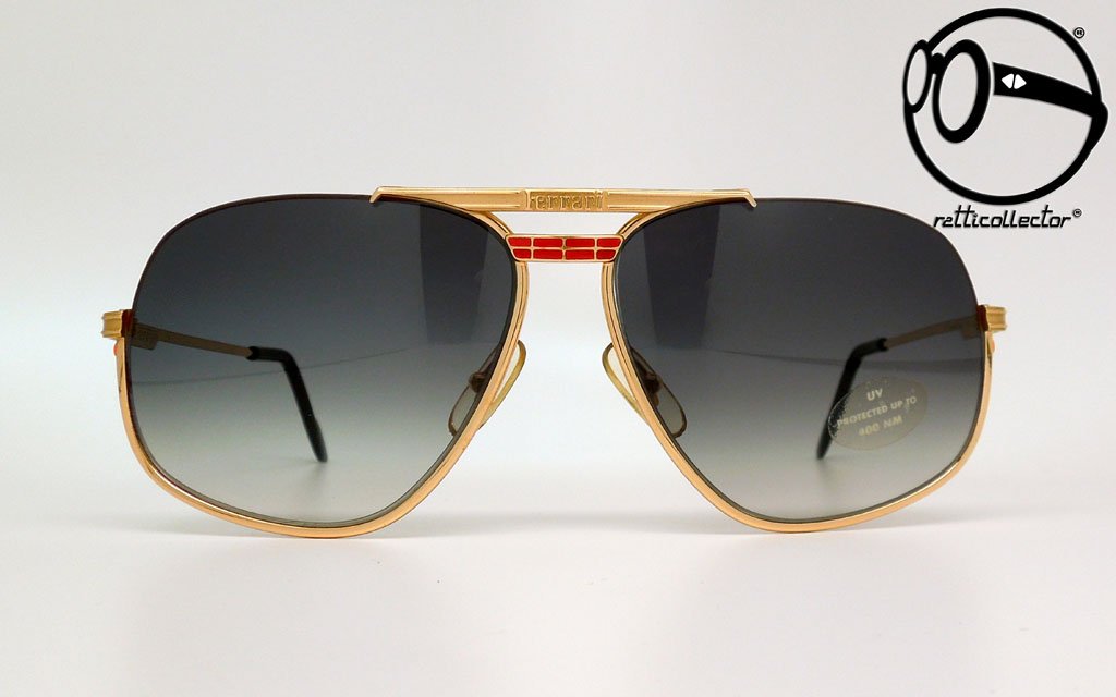 VINTAGE SUNGLASSES FERRARI FORMULA F4 524 80s ORIGINAL AND