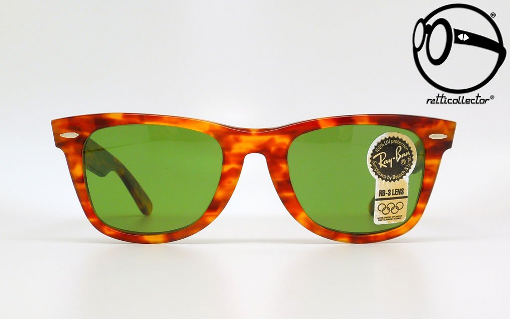 RAY BAN B&L WAYFARER LIMITED BLOND TORTOISE W0889 RB-3 USAW