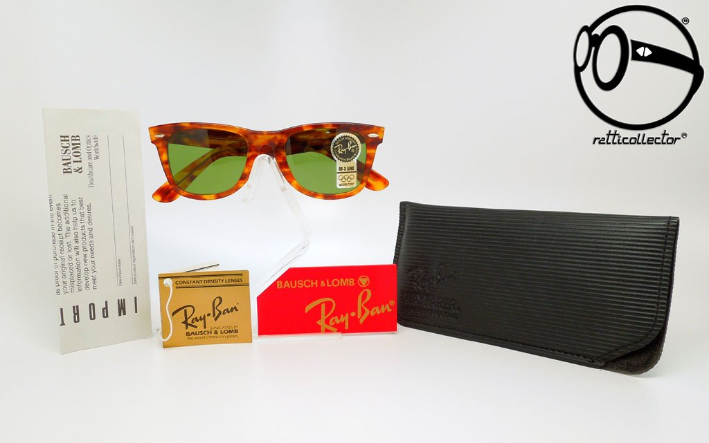 RAY BAN B&L WAYFARER LIMITED BLOND TORTOISE W0889 RB-3 USAW