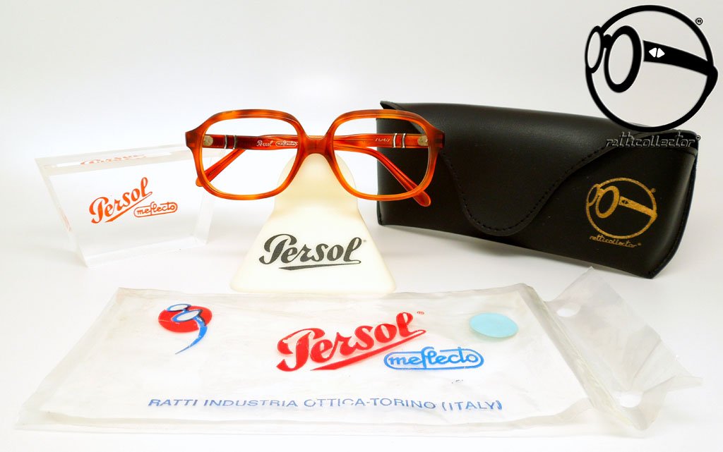 VINTAGE EYEGLASSES PERSOL RATTI 58142 MEFLECTO MHO 80s ORIGINAL AND UNWORN GLASSES ratticollector