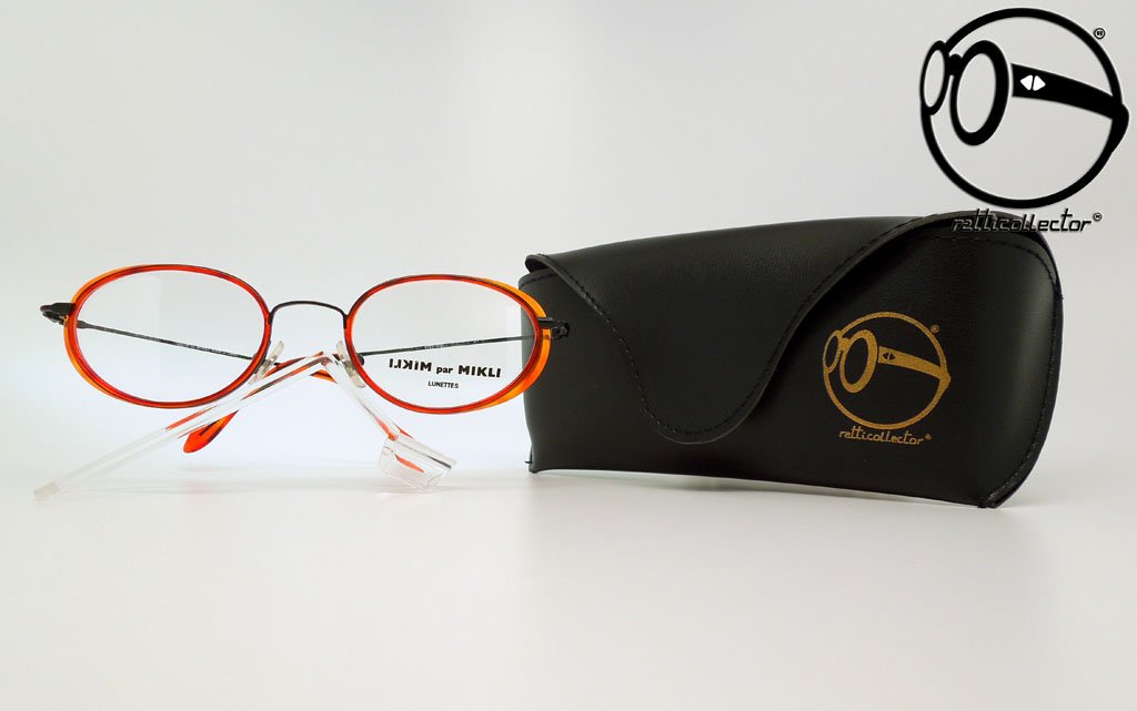 Lunettes De Soleil Vintage MIKLI Par MIKLI 7698 Bronze Marron - Monture Ovale Métal/acétate, NOS