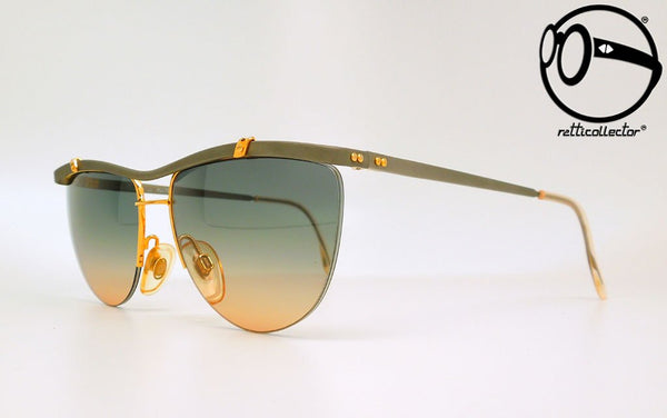 carlo bavaresco by mystere titanio 13 two tone 80s Vintage eyewear design: sonnenbrille für Damen und Herren