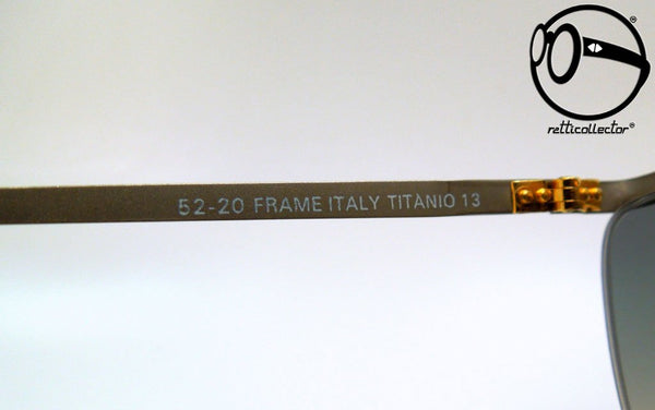 carlo bavaresco by mystere titanio 13 two tone 80s Lunettes de soleil vintage pour homme et femme