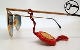 casanova 3053 c 01 gold plated 24 kt 80s Lunettes de soleil vintage pour homme et femme