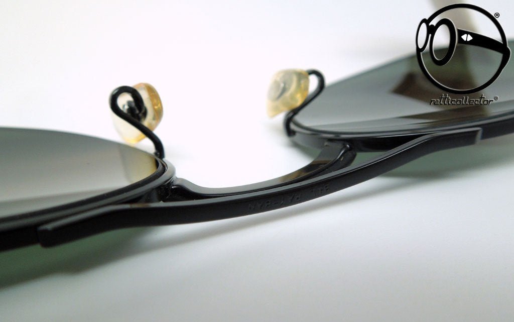 VINTAGE SUNGLASSES RAY BAN B&L SIGNET BLACK W0387 G-15 80s