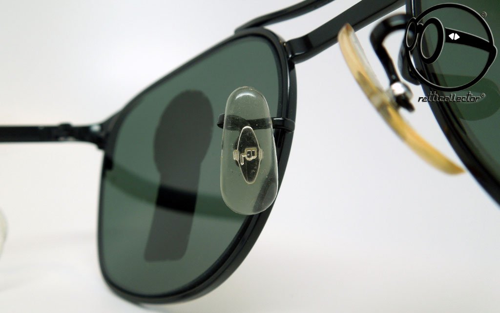VINTAGE SUNGLASSES RAY BAN B&L SIGNET BLACK W0387 G-15 80s