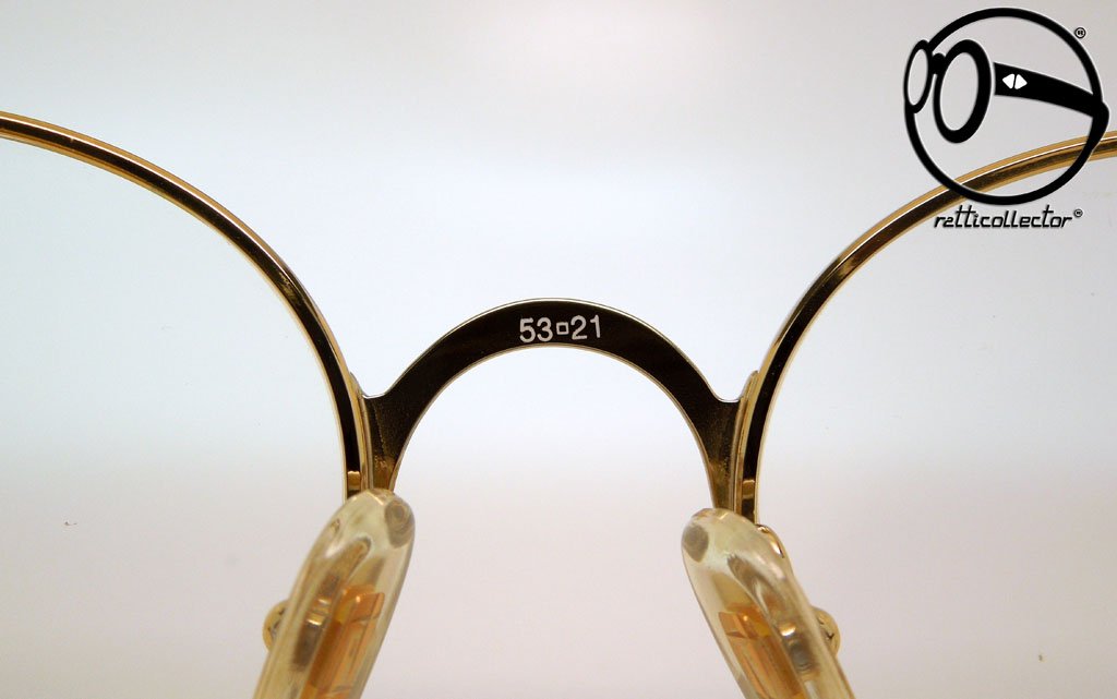 Lunettes Vintage Gianfranco Ferré GFF 186 - Monture Ovale Brun Doré, NOS (neuf Vieux Stock)