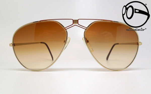 essence 492 gold burgundy 70s Vintage sunglasses no retro frames glasses