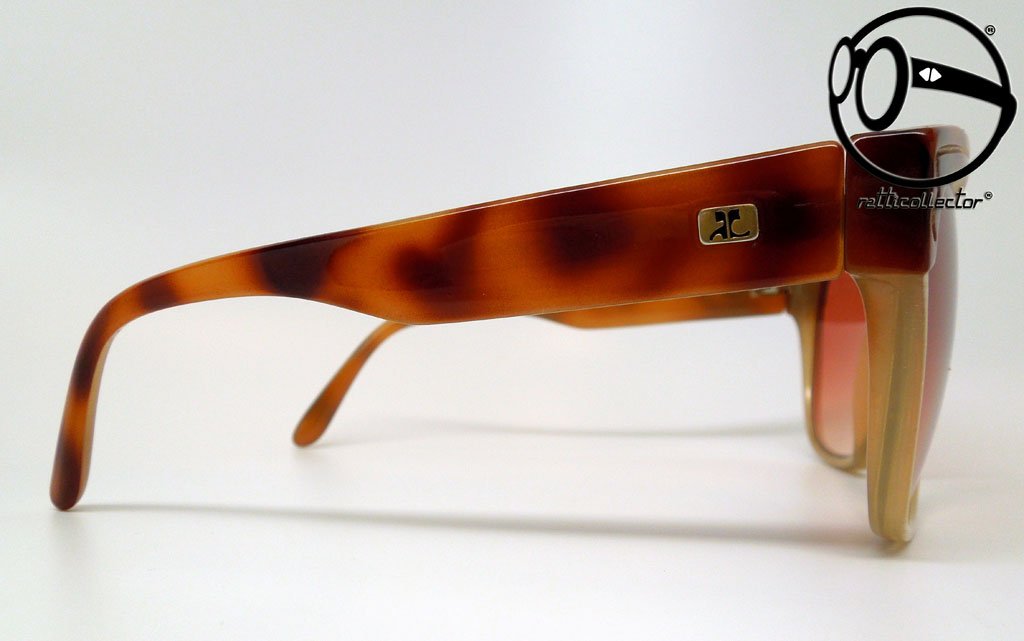 VINTAGE SUNGLASSES COURREGES PARIS 8693-8 C43 80s - ORIGINAL AND