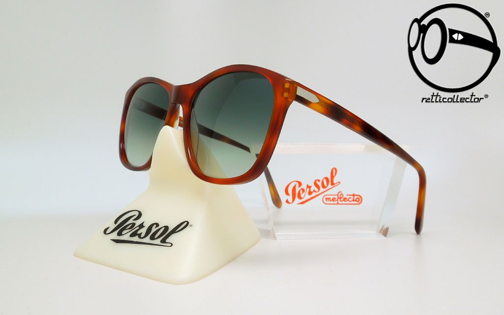 VINTAGE SUNGLASSES PERSOL RATTI 09141 96 GGR 80s ORIGINAL AND