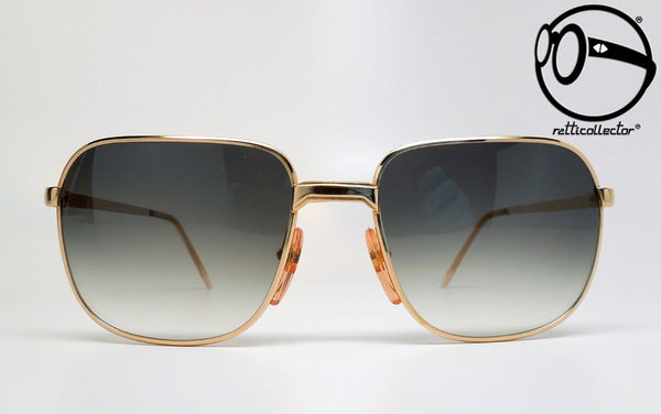 bartoli primus cb mod 129 gold plated 22kt blk 60s Vintage sunglasses no retro frames glasses