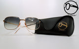 bartoli primus cb mod 129 gold plated 22kt blk 60s Occhiali vintage da sole per uomo e donna