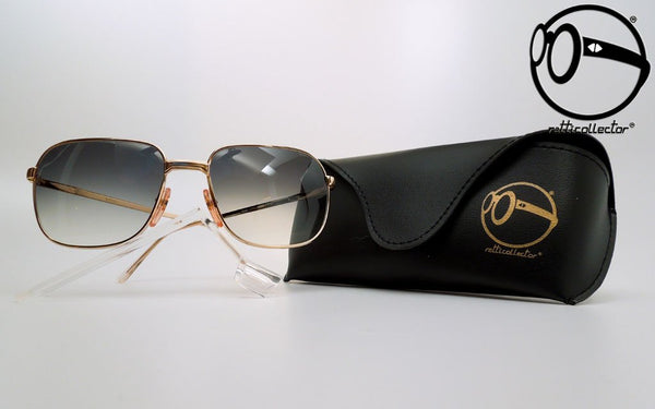 bartoli primus cb mod 129 gold plated 22kt blk 60s Occhiali vintage da sole per uomo e donna