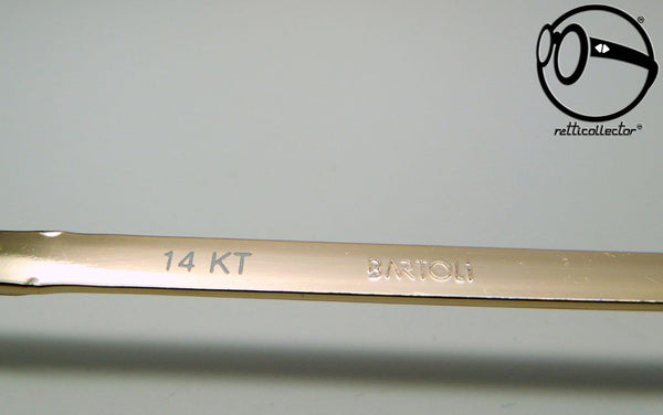 bartoli mod 183 gold plated 14kt 60s Lunettes de soleil vintage pour homme et femme