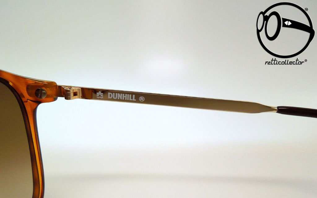 VINTAGE SUNGLASSES DUNHILL 6015 11 BRW 80s - ORIGINAL AND UNWORN