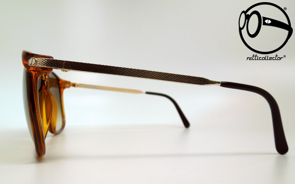 ビーハイブオールガラスビンテージ VINTAGE SUNGLASSES DUNHILL 6015 11 BRW 80s - ORIGINAL AND UNWORN