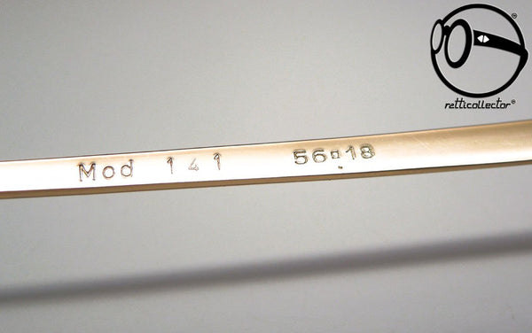 bartoli mod 141 gold plated 22kt 60s Gafas de sol vintage style para hombre y mujer