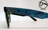 ray ban b l wayfarer mosaic w1086 g 15 blue ebony 80s Lunettes de soleil vintage pour homme et femme