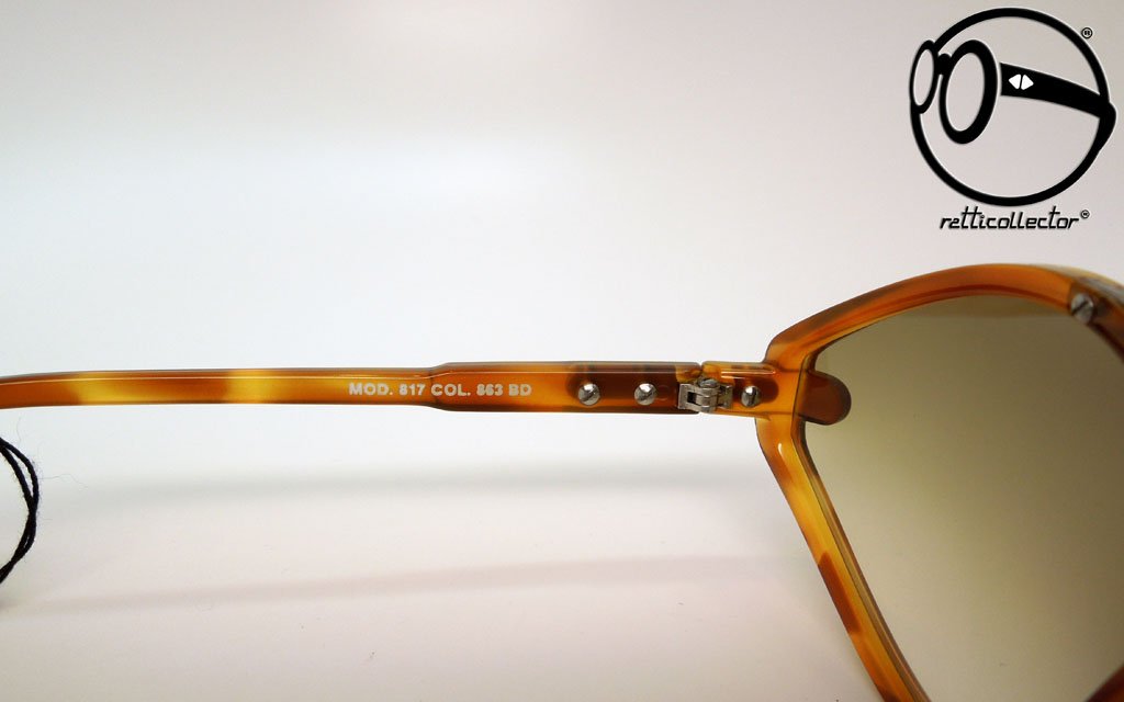 VINTAGE SUNGLASSES GIANNI VERSACE MOD. 817 COL.863 BD BRW 80s