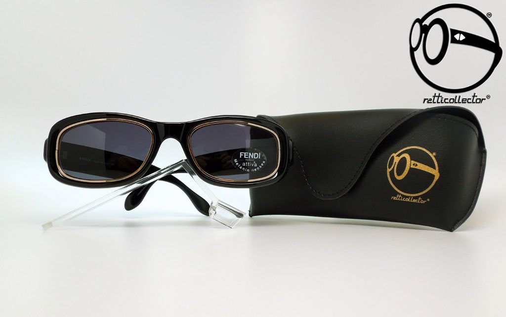VINTAGE SUNGLASSES FENDI MOD. SL7569 51 COL. Z42 90s - ORIGINAL