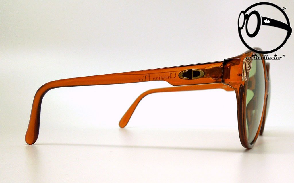 70s Christian Dior ビンテージサングラス オレンジ Christian Dior glasses - original 70s XL frame – calistavintage