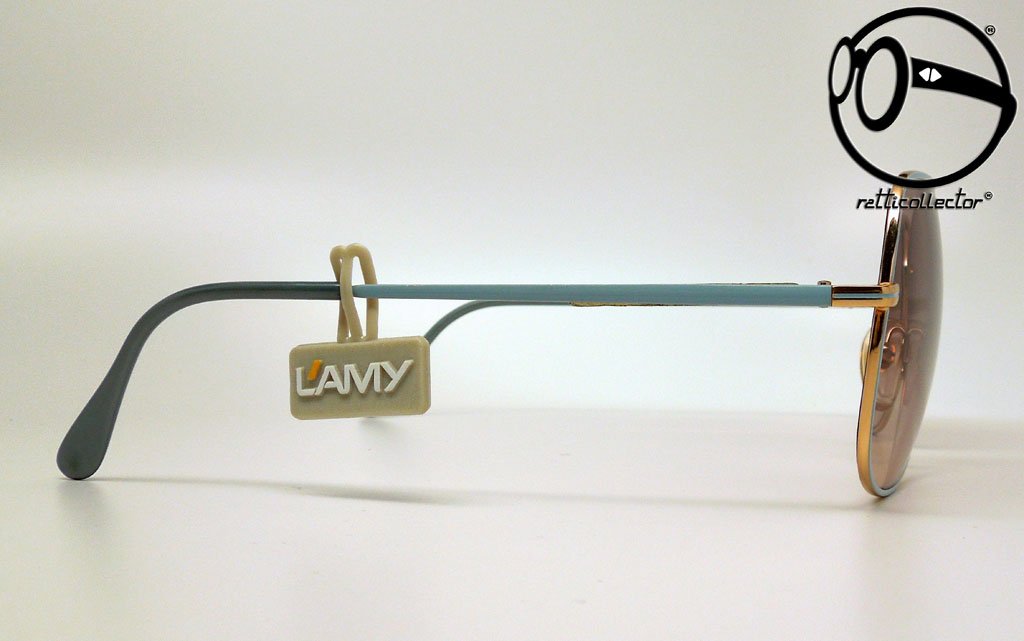 Vintage L’AMY MARTINE Brown Oval Sunglasses Frames VINTAGE SUNGLASSES L main image 2