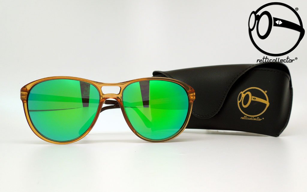 Lunettes De Soleil Vintage TERRI BROGAN - Monture Verte - Années 80 - Neuf Avec étiquettes