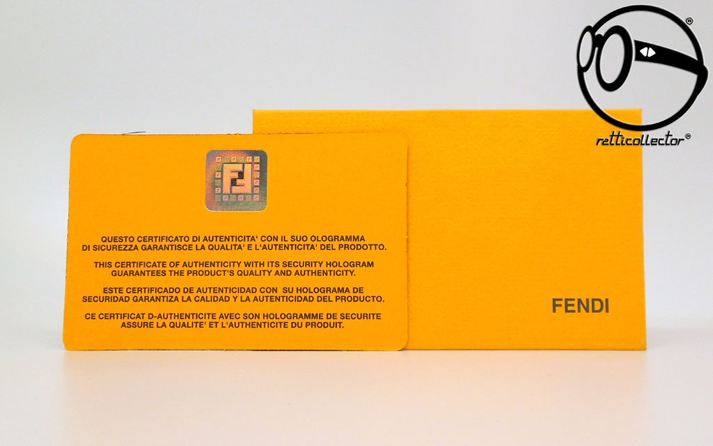 Fendi authentication best sale card