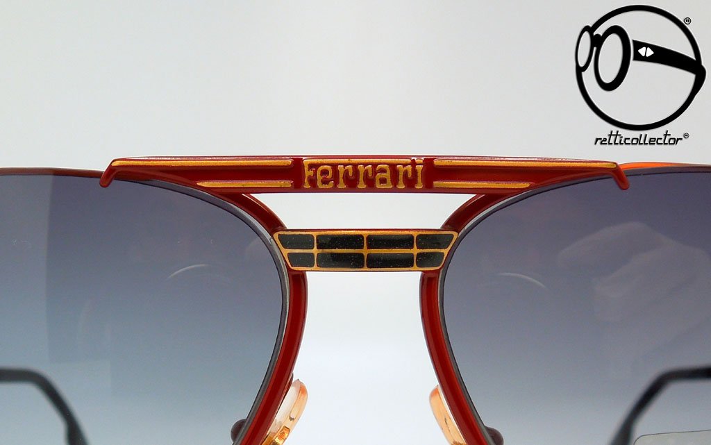 VINTAGE SUNGLASSES FERRARI FORMULA F1 580 80s ORIGINAL AND UNWORN GLASSES ratticollector