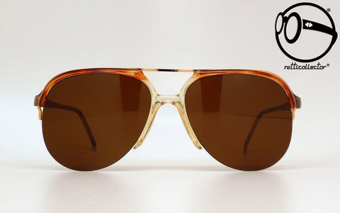 essilor les lunettes michigan 62 850 vm jaspe brun 80s Vintage sunglasses no retro frames glasses