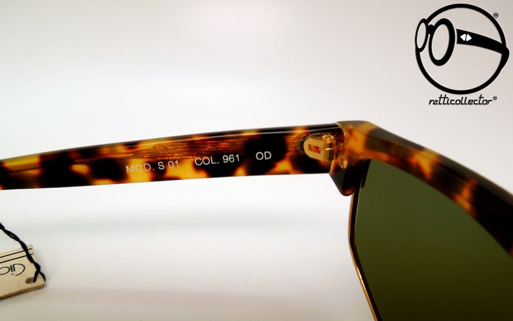 VINTAGE SUNGLASSES GIANNI VERSACE MOD. S 01 COL.961 OD 80s