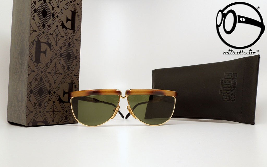 VINTAGE SUNGLASSES GIANFRANCO FERRE GFF 30 614 8 3 ALUTANIUM 80s ORIGINAL AND UNWORN GLASSES ratticollector