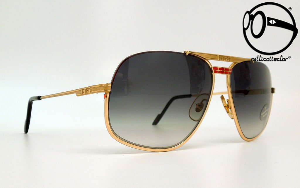 VINTAGE SUNGLASSES FERRARI FORMULA F4 524 80s ORIGINAL AND