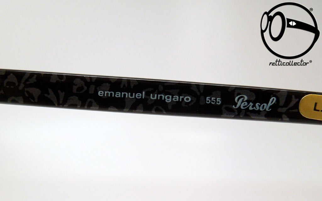VINTAGE EYEGLASSES EMANUEL UNGARO by PERSOL 555 1M NHI 80s