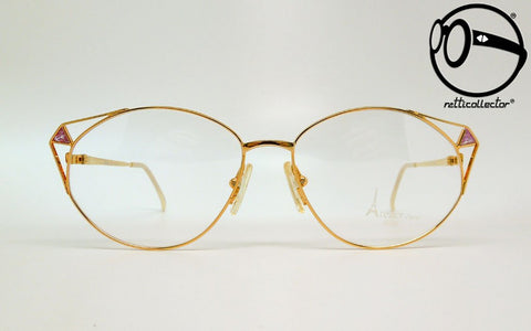 atelier 9032 col am gold plated 22kt 80s Vintage eyeglasses no retro frames glasses