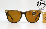 ray ban b l wayfarer ii street neat w0495 b 15 gold ebony pv 80s Vintage sunglasses no retro frames gla