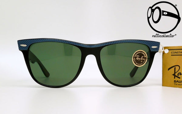 ray ban b l wayfarer ii street neat w0493 g 15 slate blue ebony 80s Vintage sunglasses no retro frames