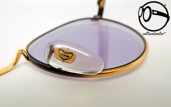 pop84 938 02 50 80s Lunettes de soleil vintage pour homme et femme