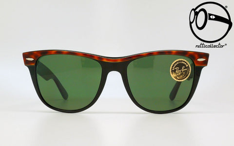 ray ban b l wayfarer ii w0530 g 15 tortoise ebony qqqv 80s Vintage sunglasses no retro frames glasses