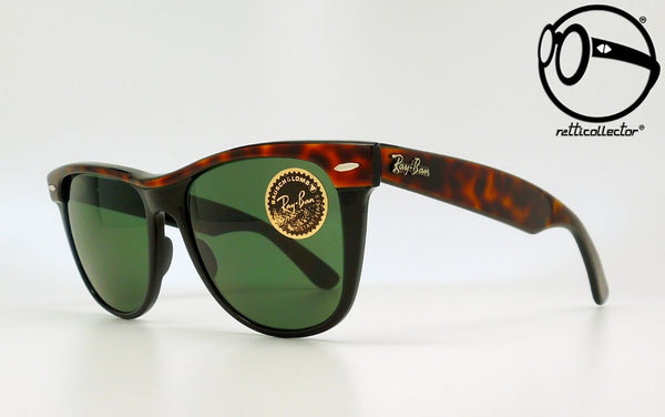 VINTAGE SUNGLASSES RAY BAN B&L WAYFARER II W0530 G-15 TORTOISE