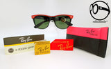 ray ban b l wayfarer ii street neat w0492 g 15 copped red ebony 80s Occhiali vintage da sole per uomo e